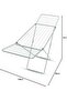 Cloth Dryer, Rust Proof, Iron Wire & Frame, Rf10877 Metal Drying Rack Multifunctional Air Dr - 4