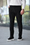 Old Money Fabric Trousers with Belted Pleated Belt Detail - 4