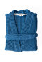 100% Cotton Unisex Kimono Bathrobe with Pockets Waffle Weaving Quick Dry and Color Options - 5