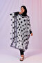 Kimono Pareo - Hijab Pareo - Polka Dot White 240X135 cm - 2