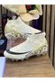 Vinnex Sports Crampon Shoes with Lycra Socks-Beige Gold - 2