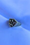 Special Design Masculine Adjustable Men's Ring with Spear Figure - 3