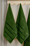 4-Piece Bath Set 100% Cotton 2 Large Bath Towels (70X140Cm), 2 Face Towel Set (50X90Cm) - 5
