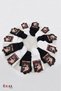 12 Pairs Unisex Cotton Pack Tennis College Sports Socks Black White - 2