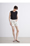 Two Mt Shop Quality Standard Fit Polka Dot Women's Jean Shorts