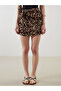 Lcw Dream Leopard Patterned Women's Beach Shorts Skirt (S5) - 2