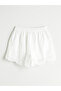 Women's Openwork Shorts with Elastic Waist - 6