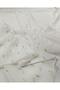 Ecru Gold Glitter Embroidered Wrinkle Chiffon (Width 150 cm X Length 225 cm) - 2