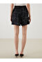 Lcw Elastic Waist Patterned Women's Shorts - 4