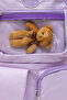Lilac Kawaii Korean Style Backpack, Waterproof Teddy Bear School Bag, 40X28X18Cm - 3