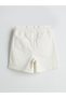 Trendlucky Women's Jean Shorts with Elastic Waist and Difference in Color - 6