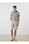 Standard Fit Gabardine Men's Shorts