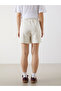 New York Printed Women's Shorts with Elastic Waist - 4