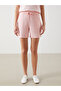 Two Mt Shop Quality Lcw Vision Pink Women's Shorts with Elastic Waist - 2