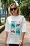 Motorcycle Club Front Printed White Oversize T-Shirt Men Women 100% Cotton Crew Neck T-Shirt - 5