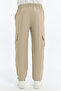 Men's Oversize Loose Fit Cargo Pocket Premium Sweatpants Parachute Fabric Adjustable Leg Clip-On Baggy Trousers - 5
