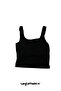 Women's Thick Strap Jumpsuit Athlete Crop Bustier Body