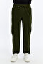Men's Oversize Loose Fit Cargo Pocket Premium Sweatpants Parachute Fabric Adjustable Leg Clip-On Baggy Trousers - 3