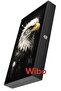 Leather Backgammon Set Eagle Themed Large Size Luxury Leather Eagle Backgammon Special Production Set - 2