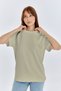Women's Modal Fabric Regular Premium (Bol Kalip)Basic T-Shirt Vibrant Non-Fading Color Silky Touch T-Shirt - 3