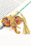 Colorful Elephant Luck Talisman Bookmark Metal Bookmark Tassel Bookmark Ay068 - 4