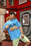 Men/Women Summer Party Transfer Printed Round Neck Short Sleeve T-Shirt
