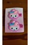 A Pair of Children's Clips with Silicone My Melody Figures on Them