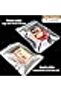 50-Pack Frosted Zip Lock Bags – Clear Front, 8.5x13cm Plastic Storage Pouches for Small Items - 2