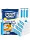 18-Pack Vacuum Storage Bags (3 Jumbo, 6 Large, 6 Medium) with Hand Pump for Clothes & Bedding