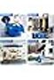 4 Pack Extra Large Moving Bags with Handles & Window, Space Saver Totes for Travel & Storage - 6