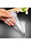 50-Pack Frosted Zip Lock Bags – Clear Front, 8.5x13cm Plastic Storage Pouches for Small Items