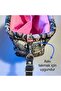Pink Snakeskin Pattern Fabric Puffer Hidden Scholarship Clutch Bag - 5