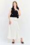 Women V-Neck Sleeveless Sequence Top, Black - 2