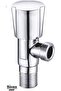 Angle valve brass cartridge with wall cover - 2