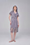 Lace Niki Velvet Bamboo Cotton Robe - 4