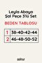 Leyla Abaya (Ferace Dress) 3-Piece Set with Shawl and Veil Gift in Khaki - 2