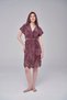 Elegant Stylish Lace Niki Velvet Bamboo Cotton Dressing Gown - 2