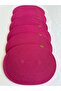 Jute Placemat, Table Decor Supla Oval Fuchsia 30X40 Set of 6 - 3