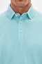 Slim Fit Aqua Pike Textured Polo T-Shirt - 4