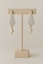 Serel - Handmade White Bridal Earrings with Pearl Detail |   Polymer Clay Minimal Design - 2