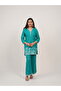 Green Embroidered Kurta Pant Set