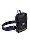 Impertex Fabric Daily Crossbody Chest and Shoulder Bag with Phone Compartment - Navy Blue - 2
