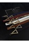 9-Piece Triangle Buckle Basic Women's Trouser Belt, Coat Belt, Dress Belt