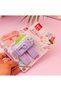 Eraser, Flippy, Cat Paw Pattern, with 2 Refills, Pull-Push Adjustment, Rubber, Purple - 5