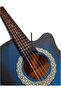 38 Inch Blue Acoustic Guitar Perfect for Beginners and Adults - 2