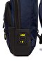 Men's Fabric USB Headphone Outlet Bodybag Chest and Shoulder Bag - Navy Blue - 5