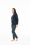U.S. Polo Assn. Women's Navy Blue Pajama Set - 3