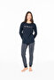 U.S. Polo Assn. Women's Navy Blue Pajama Set - 2