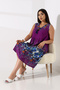 Women's Summer Sleeveless Viscosa Midi Dress Li̇ka Pa - 6