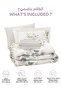 4-Piece Digital Print Comforter Set – Twin Size 170x230 cm, Soft Microfiber Bedding Set. - 5
